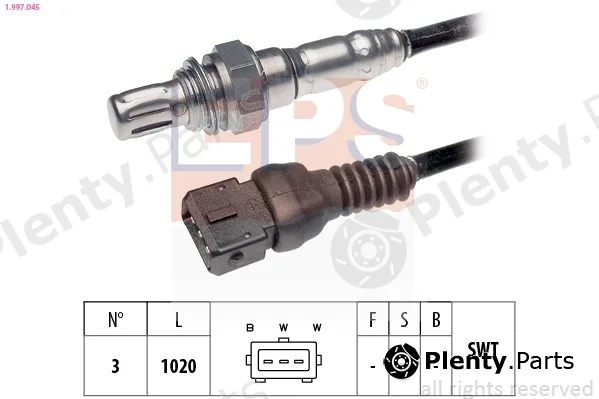 EPS 1.997.045 — Lambda Sensor Made in Italy - OE Equivalent