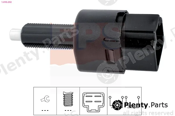 EPS 1.810.202 — Stop Light Switch Made in Italy - OE Equivalent