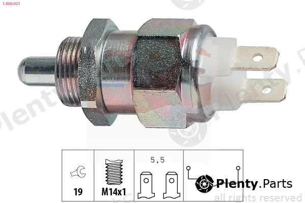 EPS 1.860.021 — Switch, reverse light Made in Italy - OE Equivalent