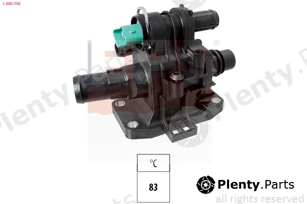 EPS 1.880.708 — Thermostat, coolant Made in Italy - OE Equivalent