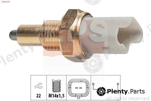 EPS 1.860.217 — Switch, reverse light Made in Italy - OE Equivalent