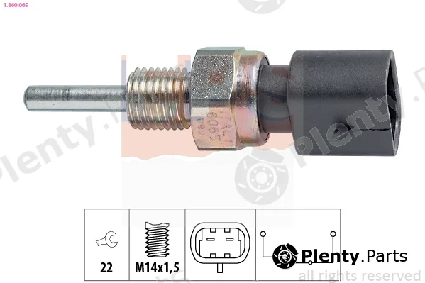 EPS 1.860.065 — Switch, reverse light Made in Italy - OE Equivalent