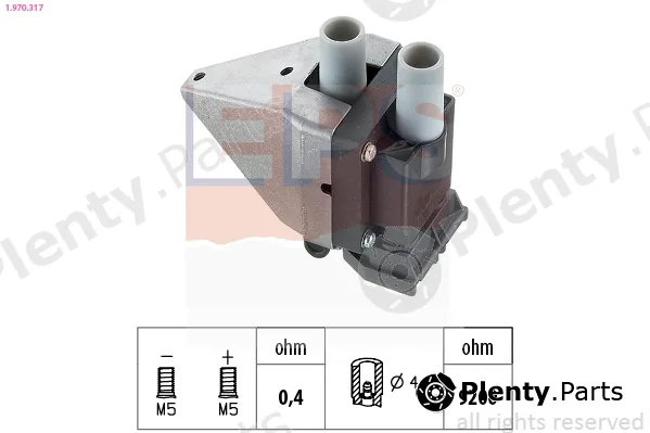EPS 1.970.317 — Ignition Coil Made in Italy - OE Equivalent