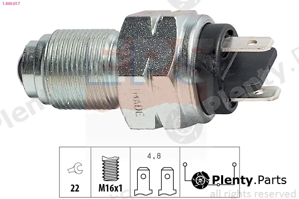 EPS 1.860.017 — Switch, reverse light Made in Italy - OE Equivalent