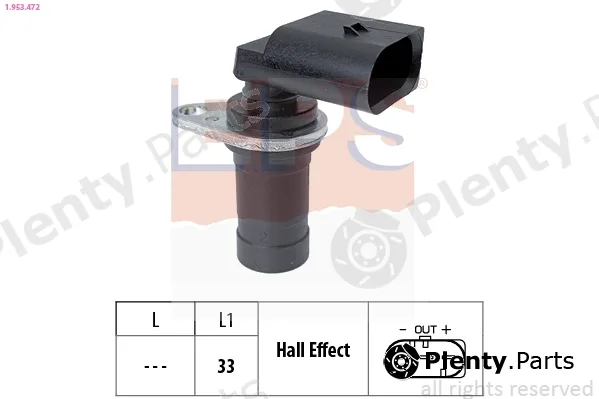 EPS 1.953.472 — Sensor, crankshaft pulse Made in Italy - OE Equivalent