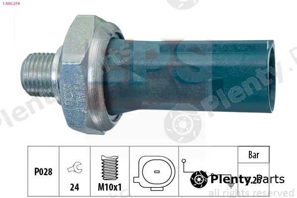 EPS 1.800.219 — Oil Pressure Switch Made in Italy - OE Equivalent