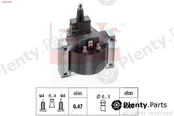 EPS 1.970.107 — Ignition Coil Made in Italy - OE Equivalent