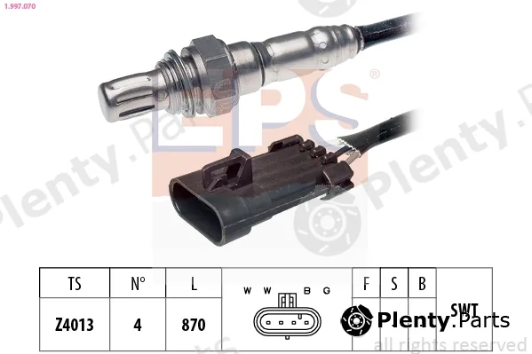 EPS 1.997.070 — Lambda Sensor Made in Italy - OE Equivalent