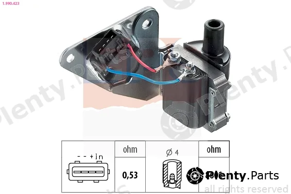 EPS 1.990.423 — Ignition Coil Unit Made in Italy - OE Equivalent