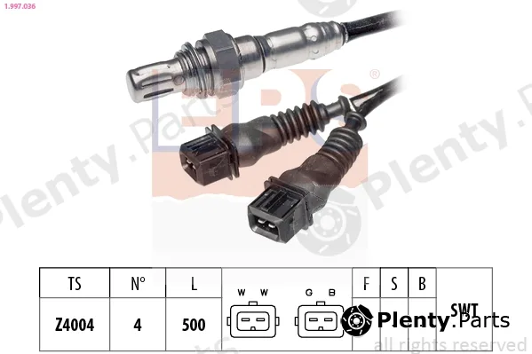 EPS 1.997.036 — Lambda Sensor Made in Italy - OE Equivalent