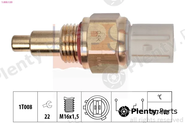 EPS 1.850.120 — Temperature Switch, radiator fan Made in Italy - OE Equivalent