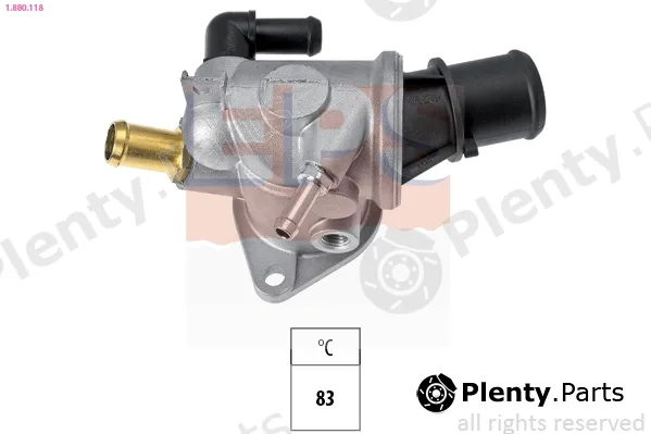 EPS 1.880.118 — Thermostat, coolant Made in Italy - OE Equivalent