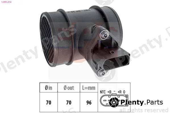 EPS 1.991.214 — Mass Air Flow Sensor Made in Italy - OE Equivalent