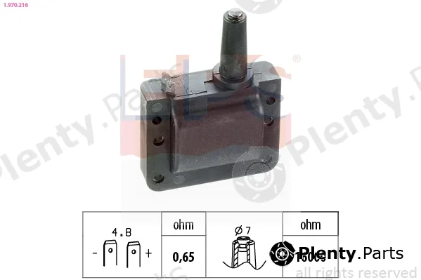 EPS 1.970.216 — Ignition Coil Made in Italy - OE Equivalent