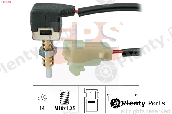 EPS 1.810.298 — Switch, clutch control (cruise control) Made in Italy - OE Equivalent