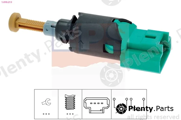 EPS 1.810.213 — Stop Light Switch Made in Italy - OE Equivalent