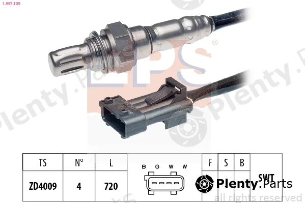 EPS 1.997.109 — Lambda Sensor Made in Italy - OE Equivalent