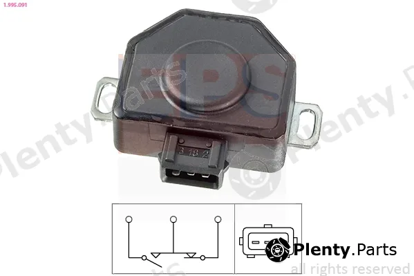 EPS 1.995.091 — Sensor, throttle position Made in Italy - OE Equivalent