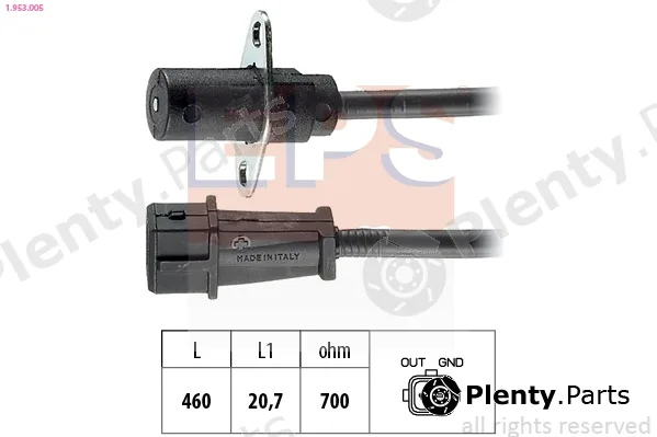 EPS 1.953.005 — Sensor, crankshaft pulse Made in Italy - OE Equivalent