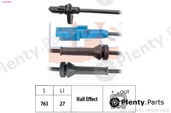 EPS 1.960.060 — Sensor, wheel speed Made in Italy - OE Equivalent