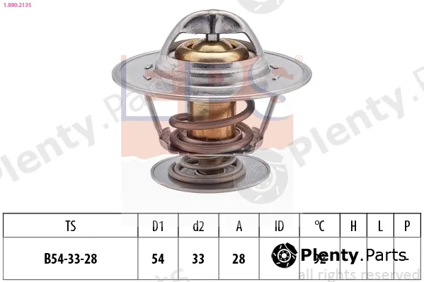 EPS 1.880.213S — Thermostat, coolant Made in Italy - OE Equivalent
