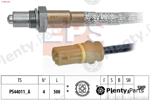 EPS 1.998.328 — Lambda Sensor Made in Italy - OE Equivalent