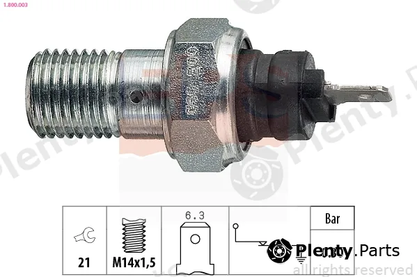 EPS 1.800.003 — Oil Pressure Switch Made in Italy - OE Equivalent