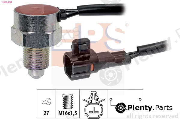 EPS 1.860.299 — Switch, reverse light Made in Italy - OE Equivalent