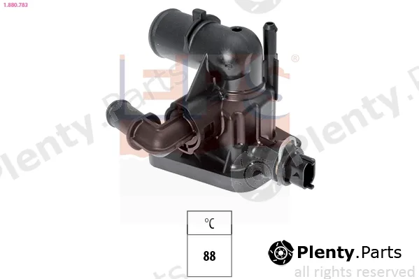 EPS 1.880.783 — Thermostat, coolant Made in Italy - OE Equivalent