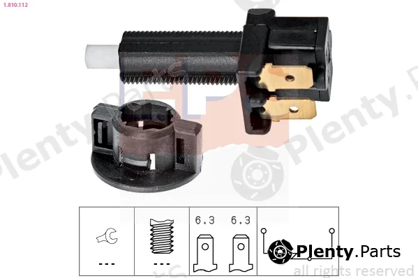 EPS 1.810.112 — Stop Light Switch Made in Italy - OE Equivalent