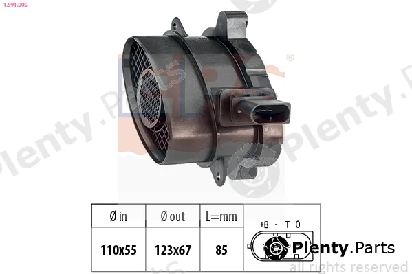 EPS 1.991.005 — Mass Air Flow Sensor Made in Italy - OE Equivalent