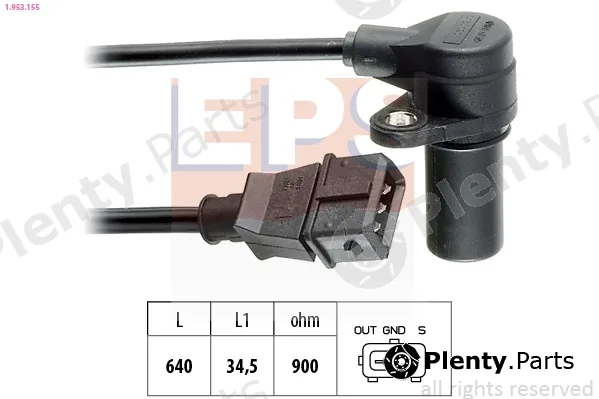 EPS 1.953.155 — Sensor, crankshaft pulse Made in Italy - OE Equivalent
