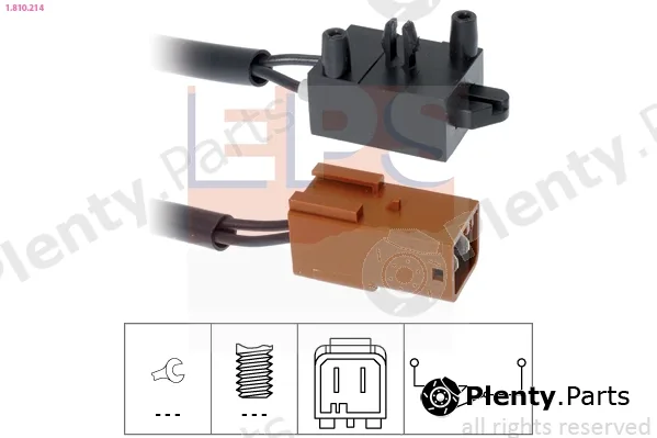 EPS 1.810.214 — Switch, clutch control (cruise control) Made in Italy - OE Equivalent