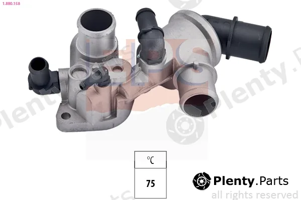 EPS 1.880.158 — Thermostat, coolant Made in Italy - OE Equivalent