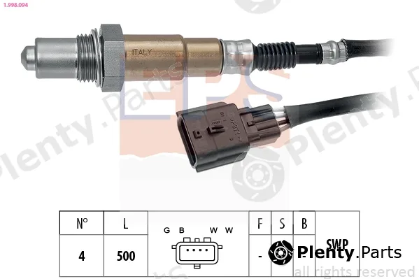EPS 1.998.094 — Lambda Sensor Made in Italy - OE Equivalent