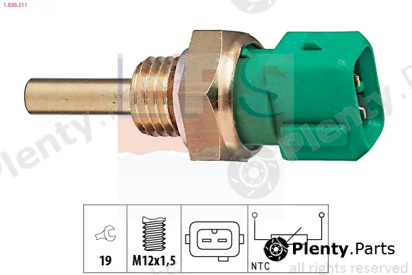 EPS 1.830.211 — Sensor, coolant temperature Made in Italy - OE Equivalent