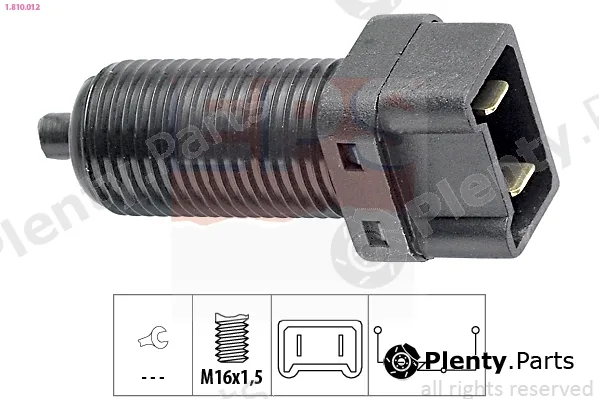 EPS 1.810.012 — Stop Light Switch Made in Italy - OE Equivalent