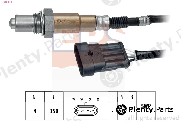 EPS 1.997.213 — Lambda Sensor Made in Italy - OE Equivalent