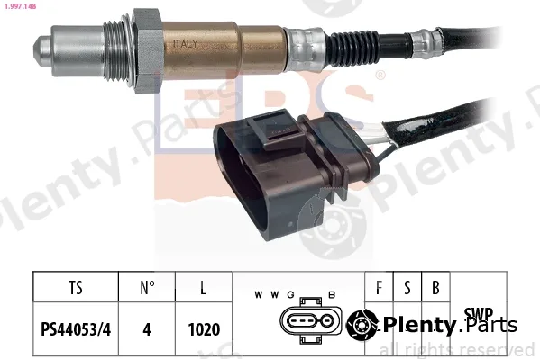 EPS 1.997.148 — Lambda Sensor Made in Italy - OE Equivalent