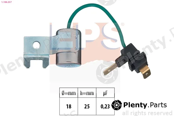 EPS 1.106.257 — Capacitor, ignition system Made in Italy - OE Equivalent