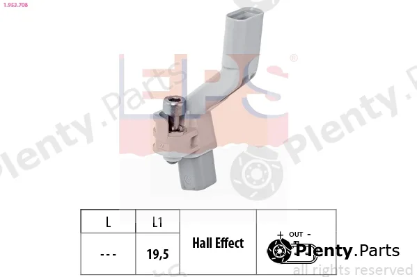 EPS 1.953.708 — Sensor, crankshaft pulse Made in Italy - OE Equivalent