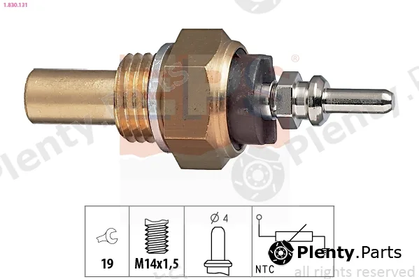 EPS 1.830.131 — Sensor, coolant temperature Made in Italy - OE Equivalent