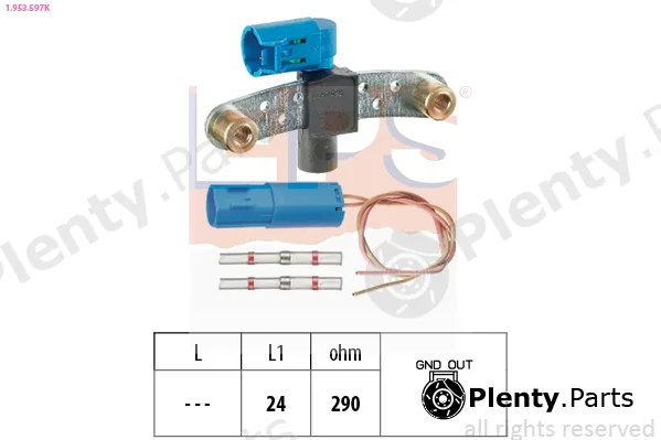 EPS 1.953.597K — Sensor, crankshaft pulse Made in Italy - OE Equivalent