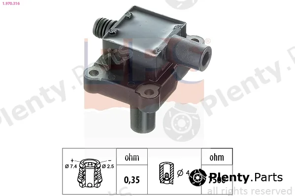 EPS 1.970.316 — Ignition Coil Made in Italy - OE Equivalent