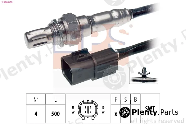 EPS 1.998.070 — Lambda Sensor Made in Italy - OE Equivalent