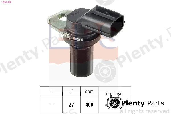 EPS 1.953.308 — RPM Sensor, automatic transmission Made in Italy - OE Equivalent