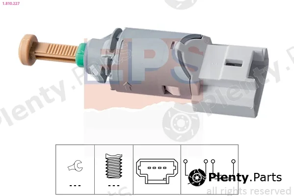 EPS 1.810.227 — Stop Light Switch Made in Italy - OE Equivalent
