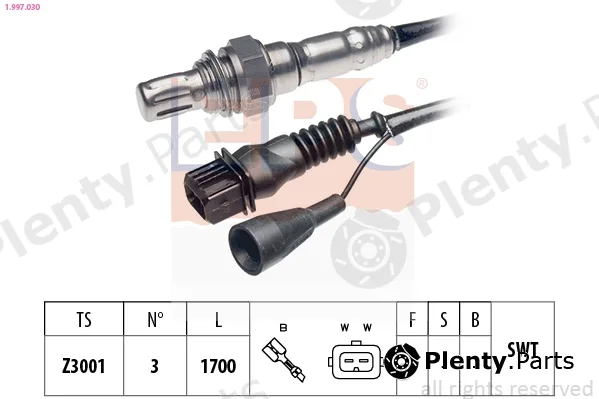 EPS 1.997.030 — Lambda Sensor Made in Italy - OE Equivalent