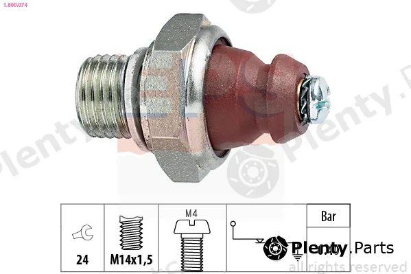 EPS 1.800.074 — Oil Pressure Switch Made in Italy - OE Equivalent