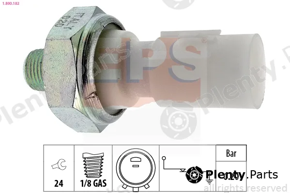 EPS 1.800.182 — Oil Pressure Switch Made in Italy - OE Equivalent